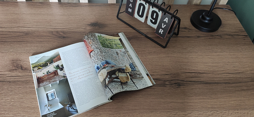 Письменный стол Битти Лофт 116х60х75 дуб вотан / белый матовый фото покупателя 38