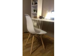Пластиковый стул Eames PC-015 серо-голубой / дерево фото покупателя 518