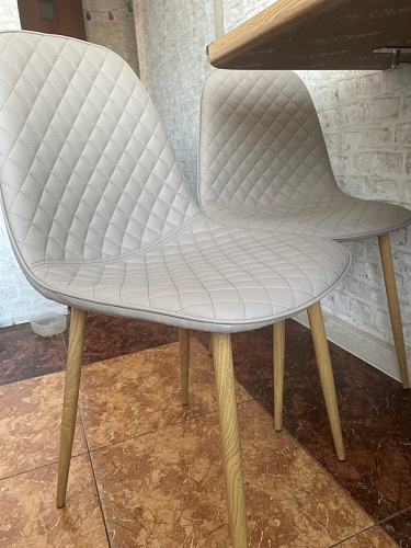 Стул на металлокаркасе Capri голубой фото покупателя 36