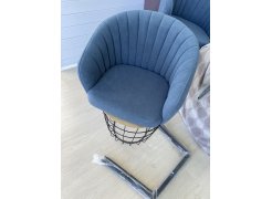 Стул на металлокаркасе Моншау velutto 32 / черный фото покупателя 1