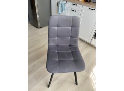 Стул на металлокаркасе Чилли светло-серый / черный фото покупателя 451