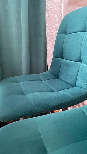 Стул на металлокаркасе Чилли светло-серый / белый каркас фото покупателя 153