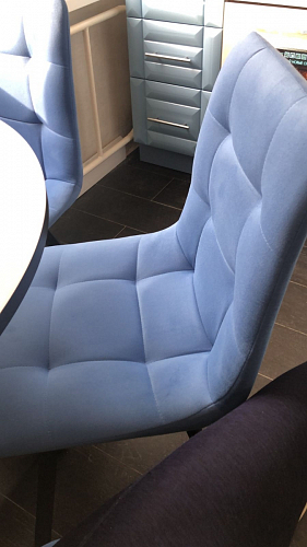 Комплект стульев Чилли 4 шт темно-серый / черный фото покупателя 162