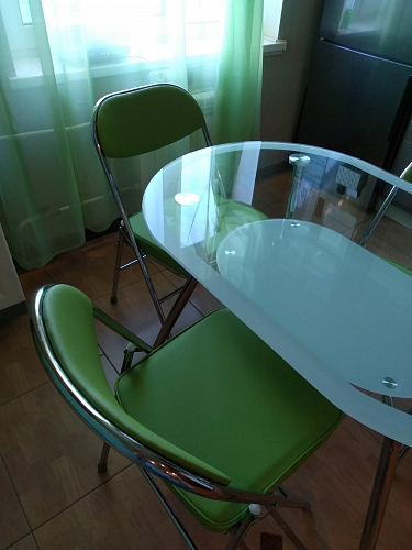 Стул на металлокаркасе S108 складной light sky фото покупателя 2