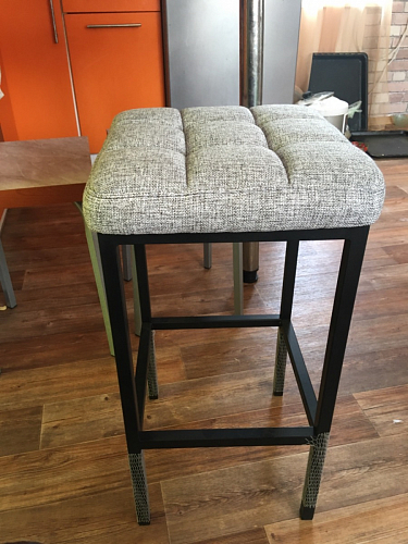 Барный стул Лофт катания минт / белый матовый фото покупателя 286