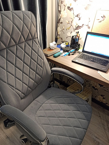 Компьютерное кресло Monte серое фото покупателя 28