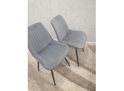 Стул на металлокаркасе Седа К крутящийся светло-серый  / белый фото покупателя 360