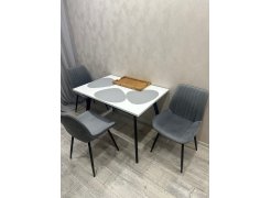 Стул на металлокаркасе Вейв П темно-серый / черный фото покупателя 235