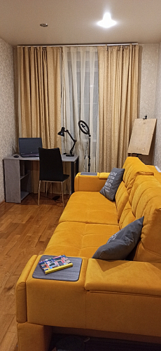 Письменный стол Битти Лофт 116х60х75 дуб вотан / белый матовый фото покупателя 20