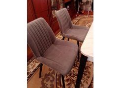 Стул на металлокаркасе Вейв П темно-серый / черный фото покупателя 199