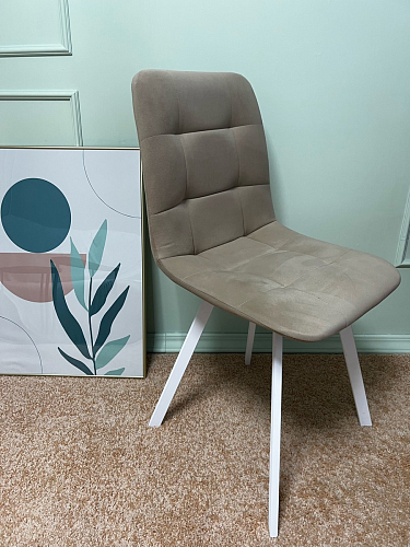 Стул на металлокаркасе Чилли К кирпичный / черный фото покупателя 48