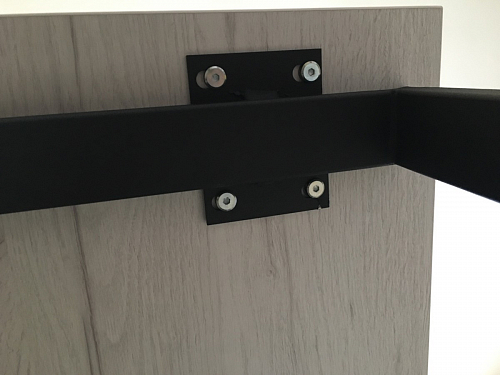 Стол Лота Лофт 120 32 мм бетон / черный матовый фото покупателя 236