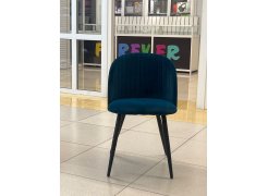 Стул на металлокаркасе Gabi 1 бежевый / черный с серебряными наконечниками фото покупателя 433