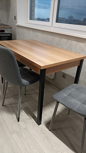 Стол Оригон сонома / черный матовый фото покупателя 17