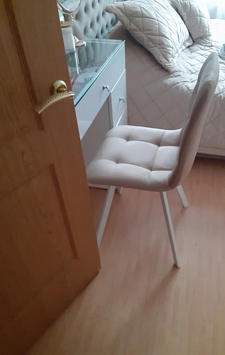 Стул на металлокаркасе Чилли черный / зеленый фото покупателя 1240