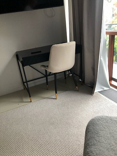 Стул на металлокаркасе Seda 1 latte / black / gold фото покупателя 8