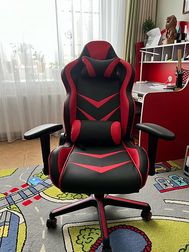 Компьютерное кресло Racer черное / оранжевое фото покупателя 79