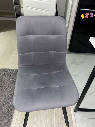 Комплект стульев Чилли 4 шт темно-серый / черный фото покупателя 36