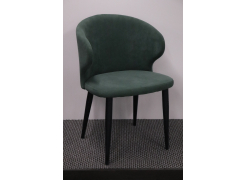 Стул на металлокаркасе Алсисар катания изумруд / черный из шоурума 1