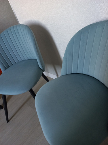 Стул на металлокаркасе Gabi-1 wine red / black фото покупателя 403