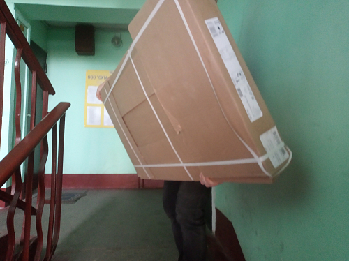 Компьютерный стол КСТ-16 левый дуб сонома / белый фото покупателя 139