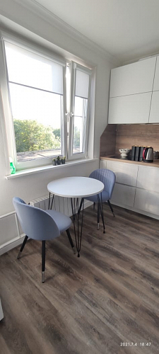 Стул на металлокаркасе Gabi 1 light purple / black / gold фото покупателя 216