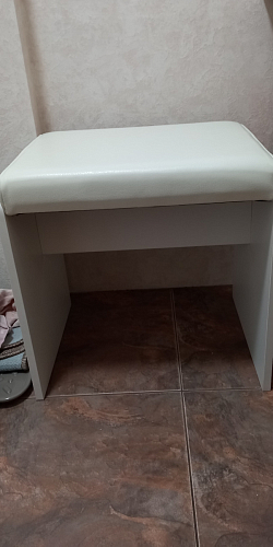 Банкетка Гламур белый фото покупателя 12