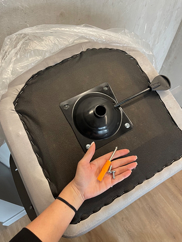 Компьютерное кресло Тибо confetti chocolate / белый фото покупателя 12