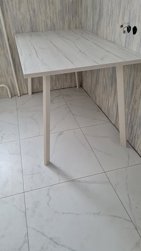 Стол Тринити Лофт 120 32 мм дуб галифакс табако / черный матовый фото покупателя 226