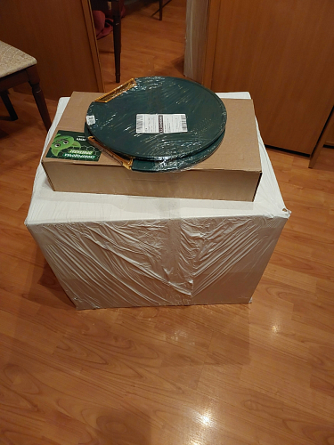 Стул на металлокаркасе Чилли синяя ткань / белый фото покупателя 829