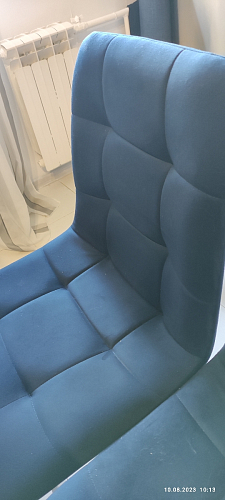 Стул на металлокаркасе Чилли светло-серый / белый каркас фото покупателя 99