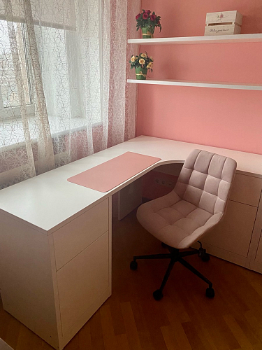 Компьютерное кресло Честер латте / золото фото покупателя 46