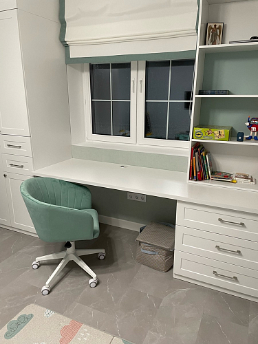 Компьютерное кресло Тибо confetti chocolate / белый фото покупателя 81