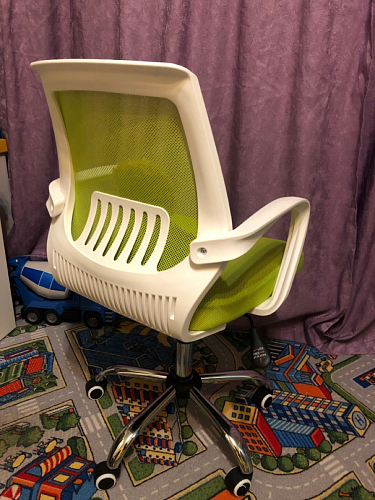 Компьютерное кресло Ergoplus light gray / white фото покупателя 19