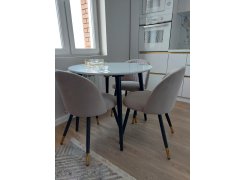 Стул на металлокаркасе Gabi green / black фото покупателя 29