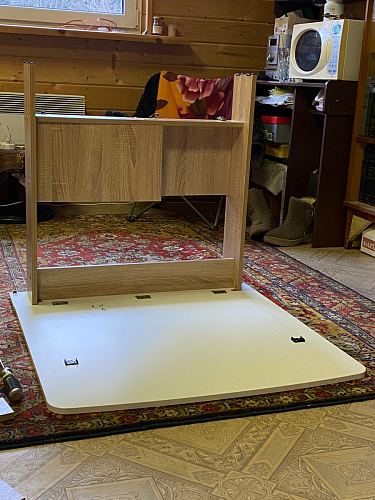 Стол обеденный раздвижной СтК7 дуб молочный фото покупателя 158