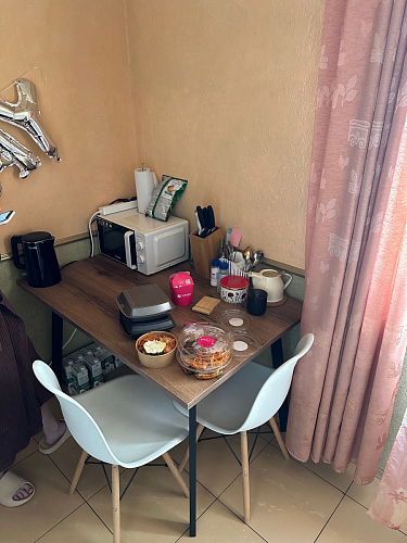 Стол Тринити Лофт 120 32 мм дуб галифакс табако / черный матовый фото покупателя 253