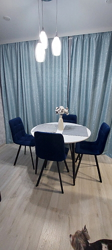 Стул на металлокаркасе Чилли бирюзовый / белый фото покупателя 1218