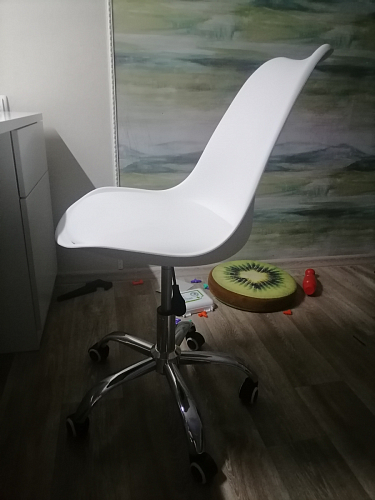 Компьютерное кресло Kolin cappuccino / chrome фото покупателя 59