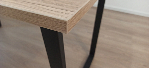 Деревянный стол Лота Лофт 120x75 дуб крафт табачный / черный матовый фото покупателя 466