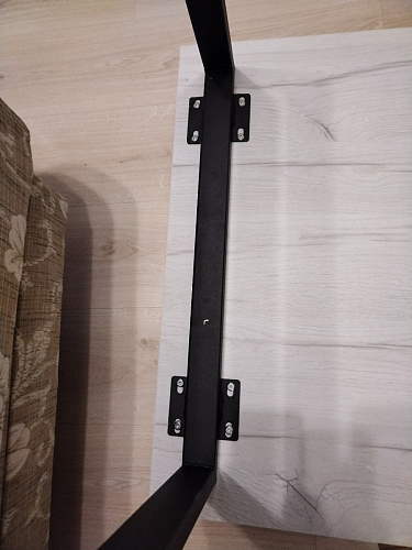 Деревянный стол Лота Лофт 140х80 черный матовый / бетон светлый фото покупателя 526