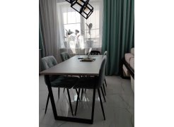 Стол Лота Лофт 140 25 мм юта / белый матовый фото покупателя 92