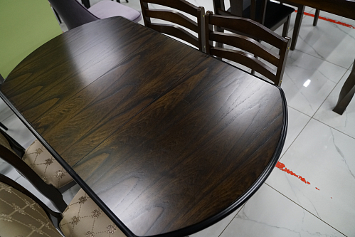 Стол обеденный раздвижной Modena (Модена) тобакко из шоурума 6