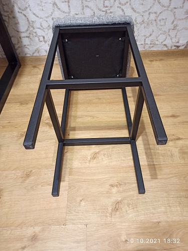 Барный стул Лофт катания лаванда / белый матовый фото покупателя 190