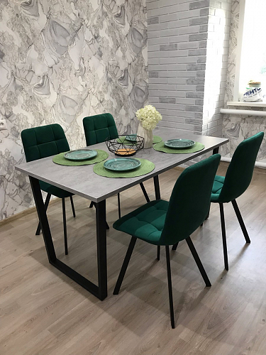 Комплект стульев Чилли 2 шт бежевый / черный фото покупателя 724