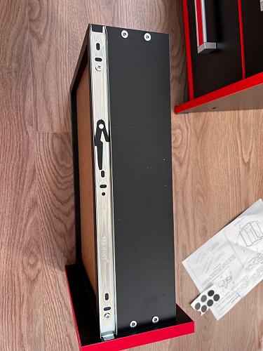 Тумба Ханна черная / красная - Уцененный экземпляр фото покупателя 14