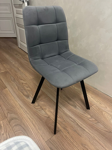 Комплект стульев Чилли 4 шт темно-серый / черный фото покупателя 585