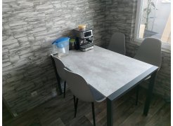 Стол Центавр дуб галифакс / черный матовый фото покупателя 70