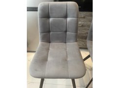 Стул на металлокаркасе Чилли светло-серый / черный фото покупателя 19