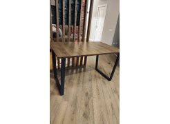 Стол Лота Лофт 140 25 мм черный матовый / бетон фото покупателя 14